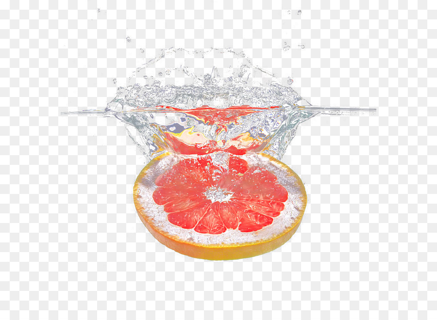 Grapefruit mit Zitronensäure, Orangen Citrus - Obst in Wasser