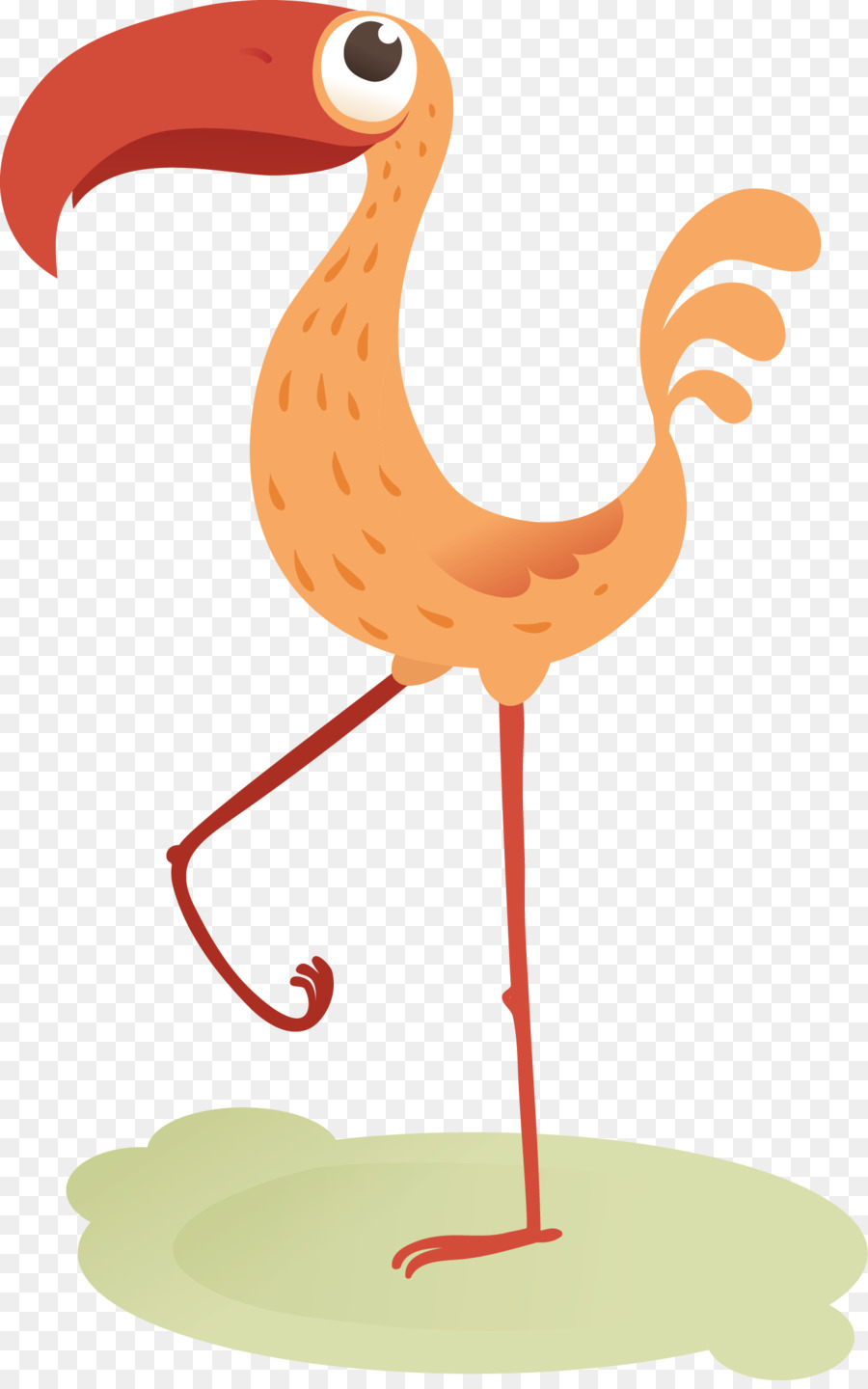Vogel Pelikan Flamingo-Symbol - Kreative Vogel-Vektor