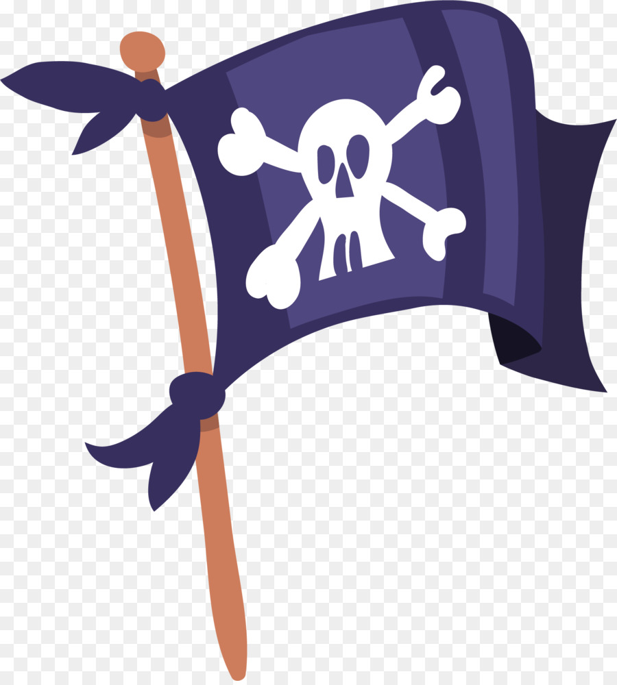 Drawing, Piracy, Animation, Flag, Small Telescope, Jolly Roger, Pixel, Blue...