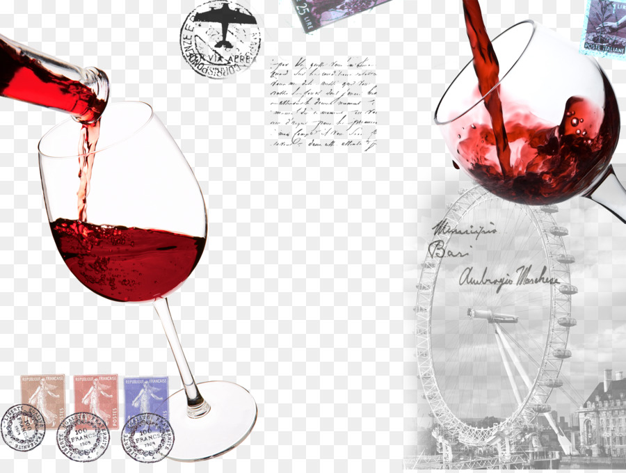 Rotwein Wein Glas Papier Wand - Wein vintage hintergrund Kostenlose downloads