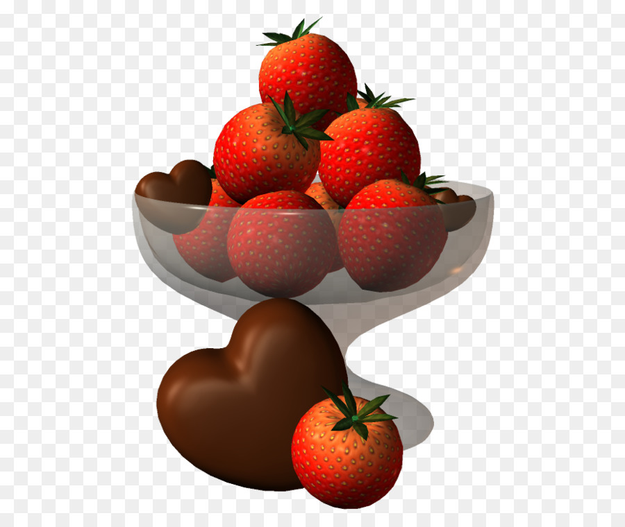Fragola Disegno Dolce Di Cioccolato - Cartoon fragola coppe di frutta al cioccolato