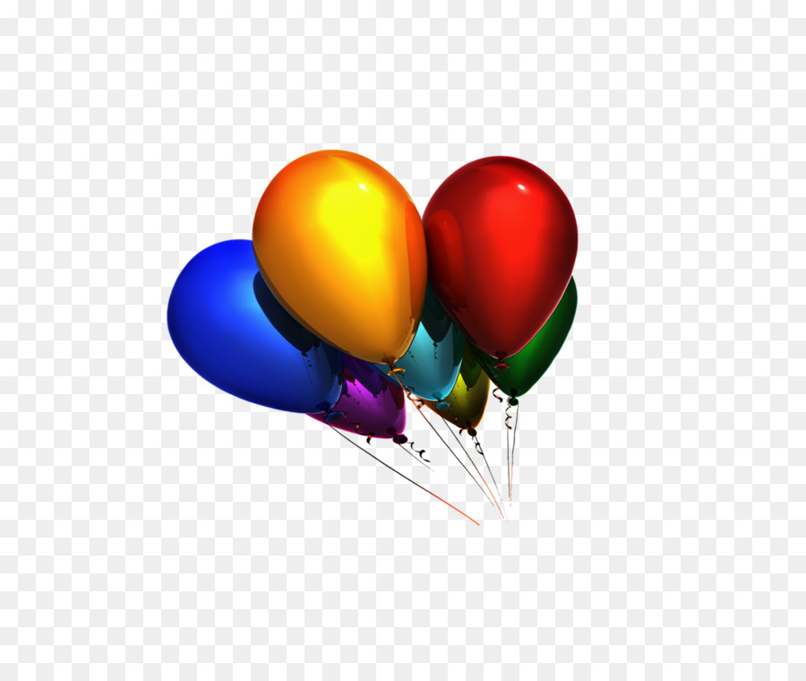 Ballon - Eine Vielzahl von farbigen Luftballons
