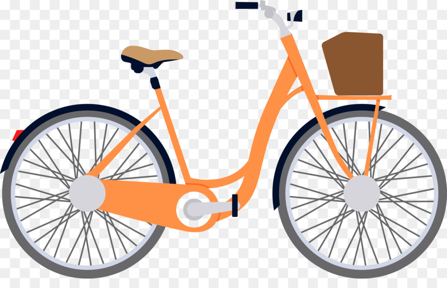 Fahrrad Mountain bike Shutterstock - Orange einfachen Fahrrad