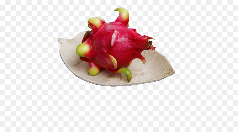 Pitaya Obst Essen - Drachen Frucht und Blatt