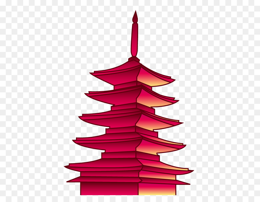 Torre Della Gru Gialla Pagoda - palazzo rosso