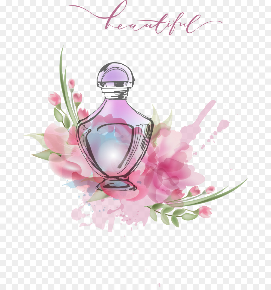 Parfüm-Illustration - Vektor kreative Parfüm