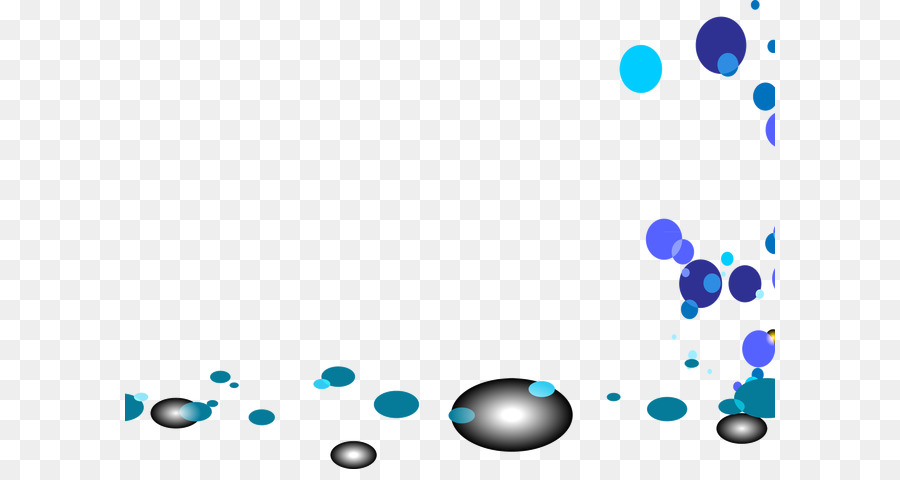 Kreis-Punkt, Blau - Bunte abstrakte hintergrund Punktgröße
