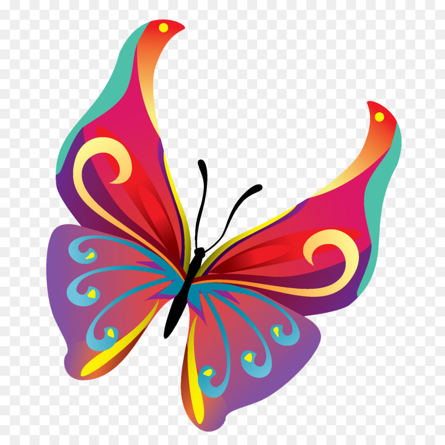Schmetterling clip art - Schmetterlinge Vektor-PNG-Pic