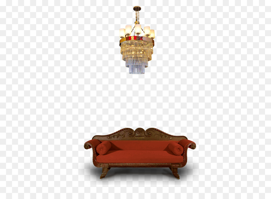 Piano Pattern - un divano,un Lampadario di rendering
