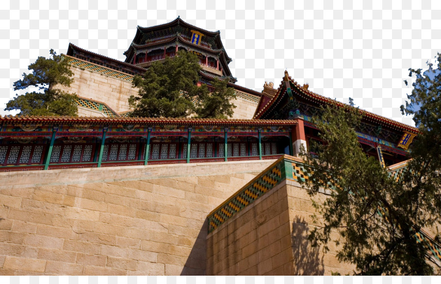 Kunming-See Langlebigkeit Hill Verbotene Stadt, Sommer Palast - Peking Sommerpalast Landschaft zwölf