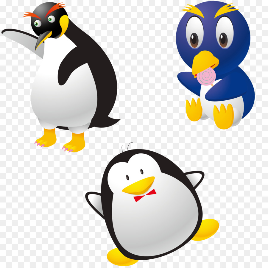 Penguin Cartoon Animation - Niedlichen Pinguine
