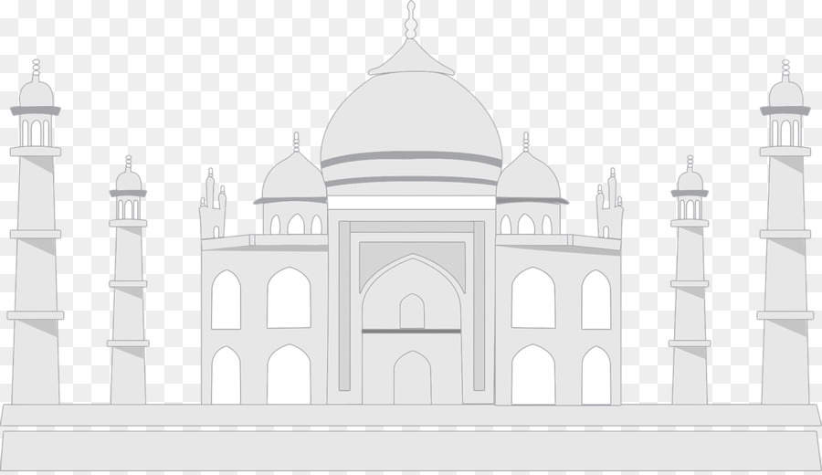 Nero Taj Mahal Mehtab Bagh Tomba di Itimxc4ufffdd-ud-Daulah Akbars tomba - castello bianco