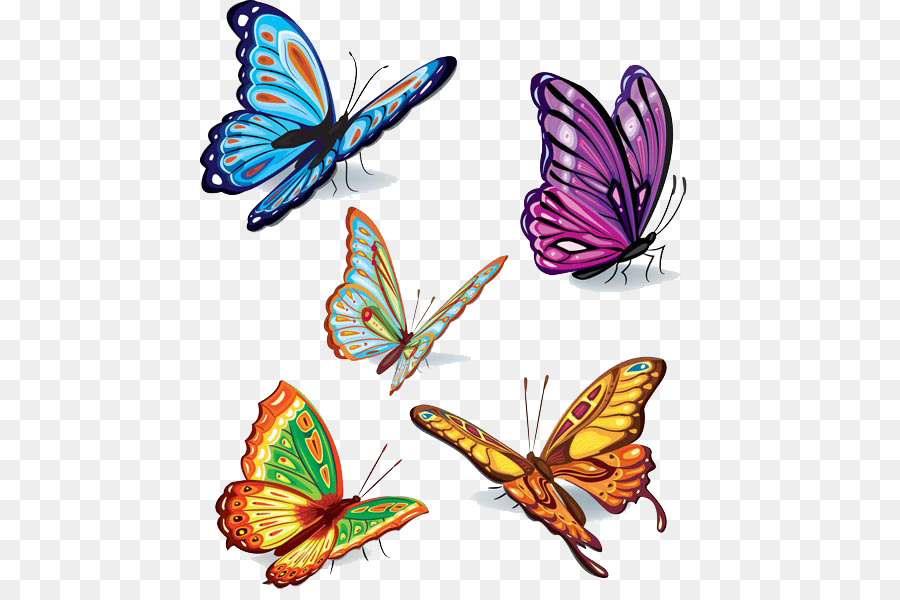 Schmetterling-Royalty-free clipart - Schmetterlinge Vektor-PNG-Bild