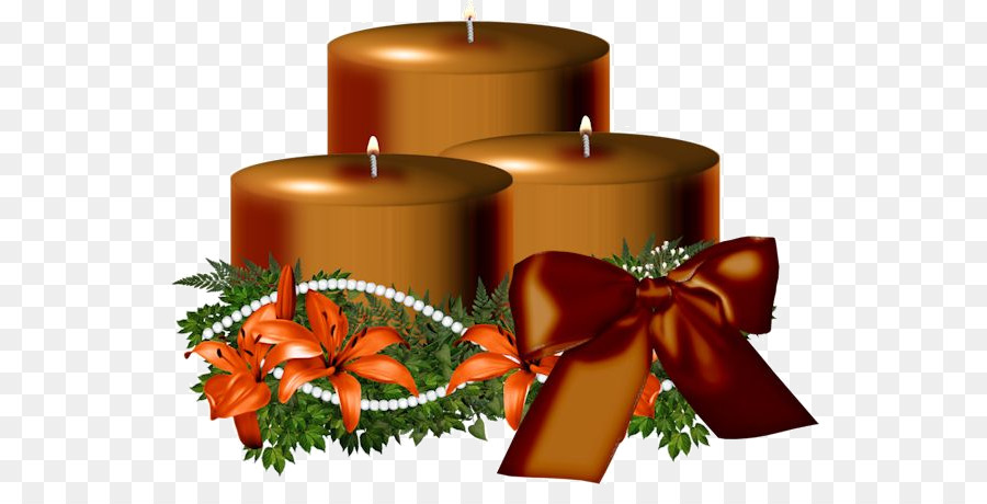 Luce di Candela di Natale Clip art - Cartone Marrone, Natale, candele di prua
