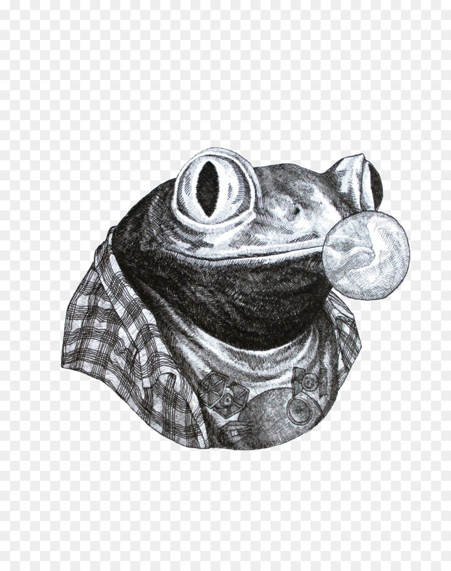 Frosch Zeichnung Illustrator Illustration - Skizze Bubble Frog Illustration