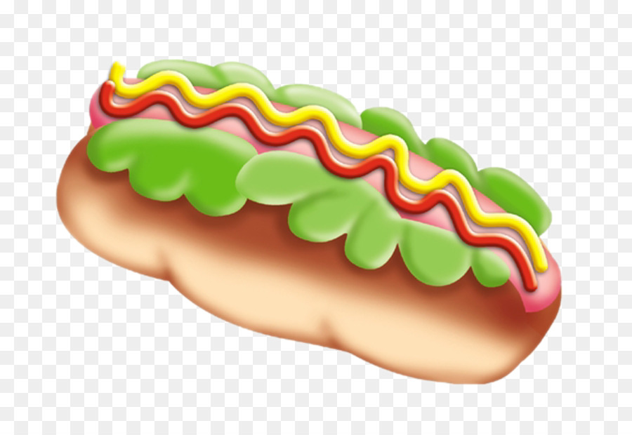 Hot dog, Hamburger Cibo Pane - HD pane cartoon vettoriale