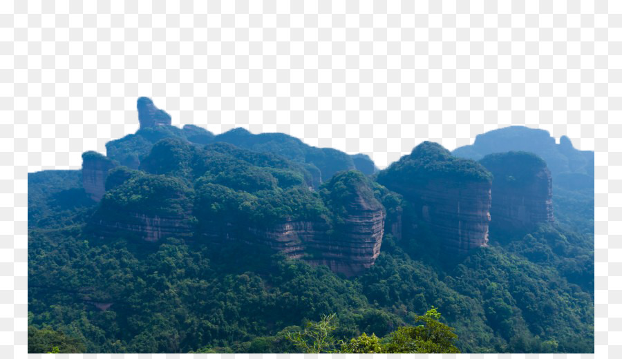Berg Danxia, China Danxia Danxia landform Tourismus - Guangdong Danxia Mountain Scenic sechs