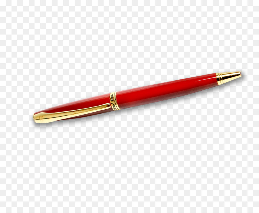 Kugelschreiber Füllfederhalter - Einem roten Stift