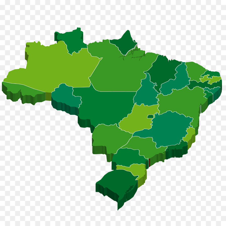 Brasilien, Fotografie Drei-dimensionalen Raum Abbildung - Welt Karte anzeigen