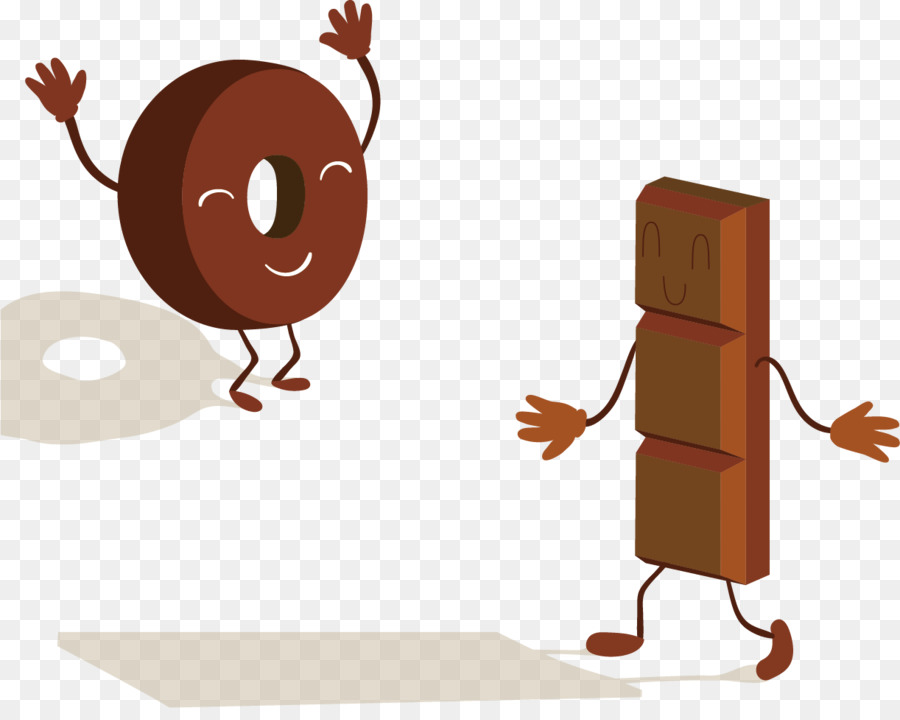 Gelato cioccolata Calda Cioccolato chip cookie Illustrazione - Vettore di saluto al cioccolato