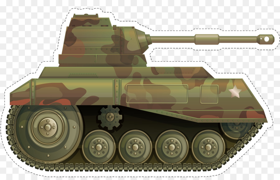 Soldat Royalty free clipart - Militärische camouflage-tank