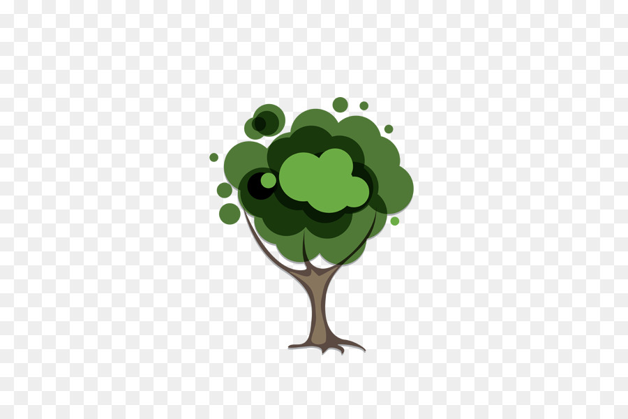 Tree Clip Art - Kreative grünen Baum