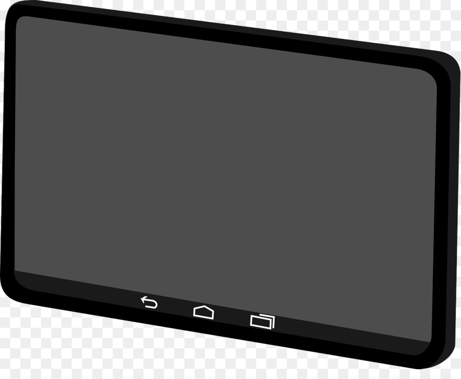 iPad Android Touchscreen Clip-art - schwarzer Platte