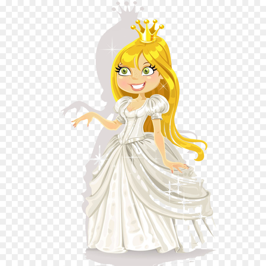 Il Principe Affascinante Principessa Cartoon - Regina bianca