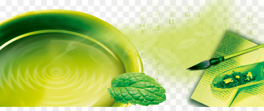 Tè verde il Tè cultura Imballaggio ed etichettatura - Il tè verde cultura banner design