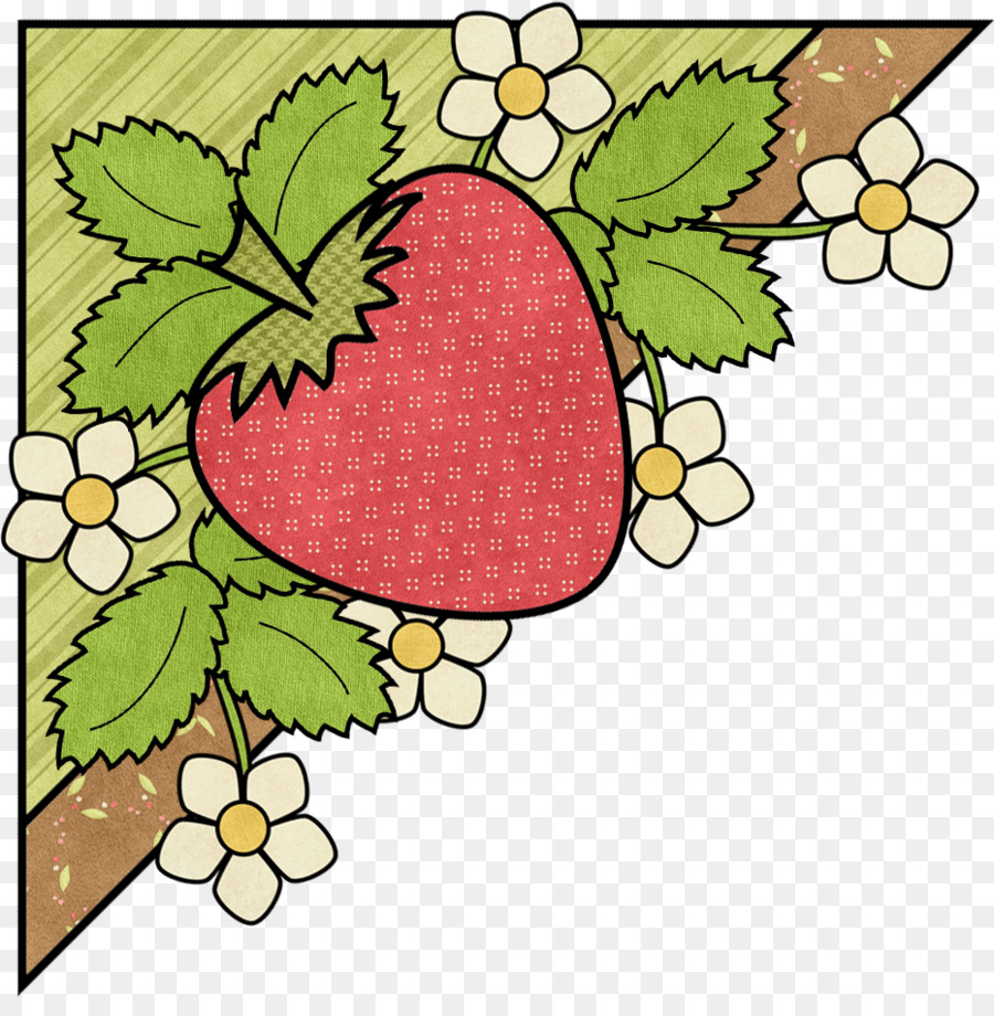 Kem dâu Aedmaasikas trái Cây - Vẽ tay dâu