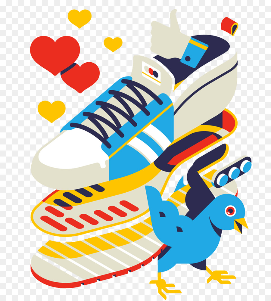Traguardi. Cambia vita con sport e social Social media Illustration - amore scarpe