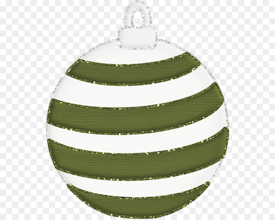 Weihnachtszierde - grüner Ball