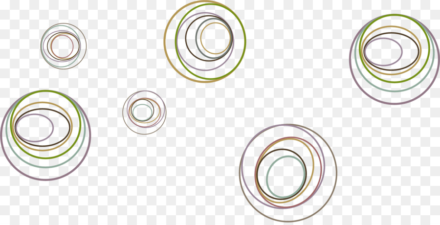 Cerchio Modello - Vettore di dipinti a Mano decorativi cerchio