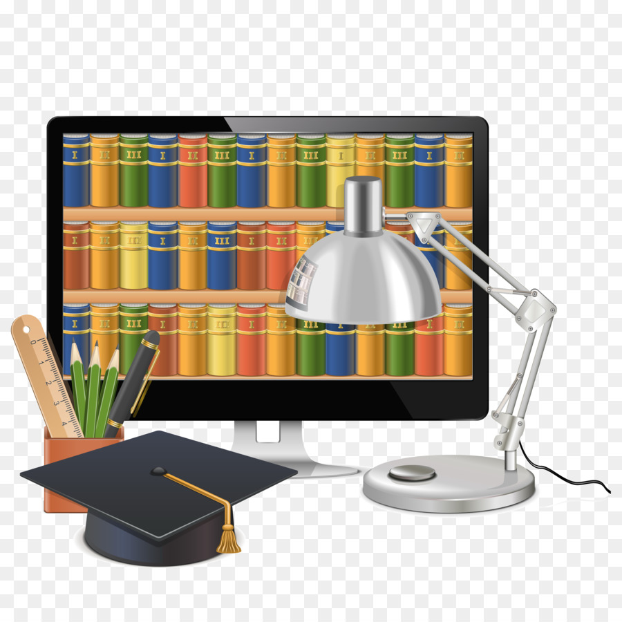 Biblioteca digitale Online public access catalog Computer Database - Lampada da scrivania computer