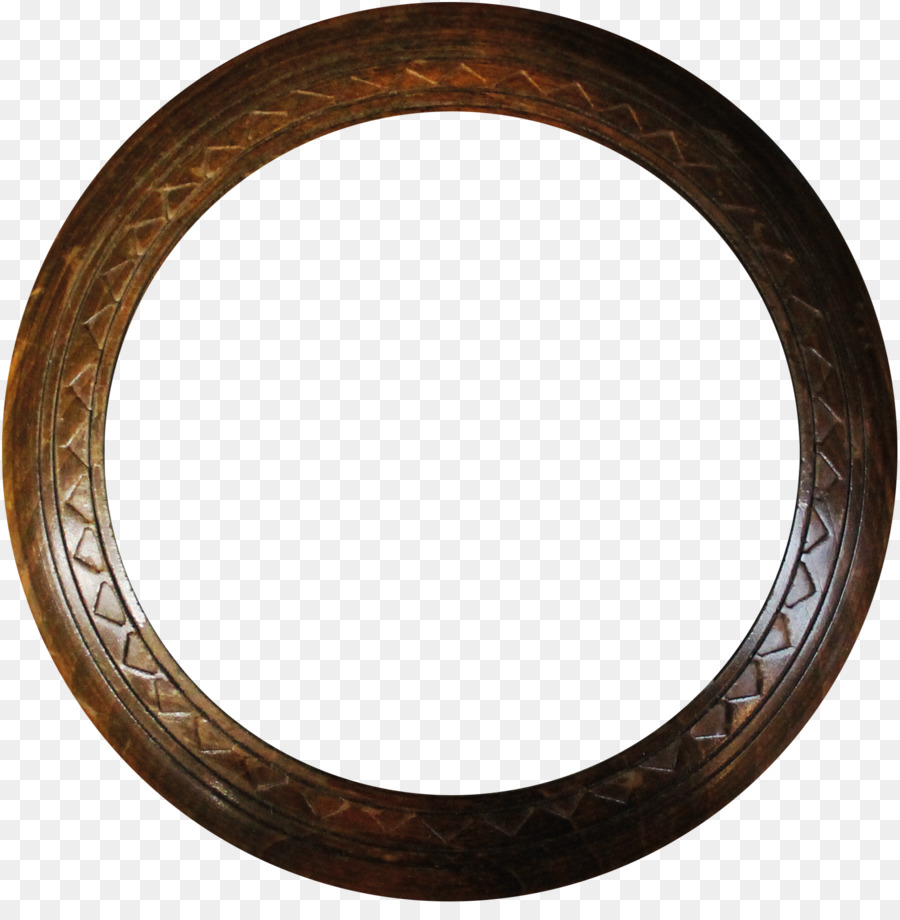 Braun Kreis - Braun Muster Holz ring