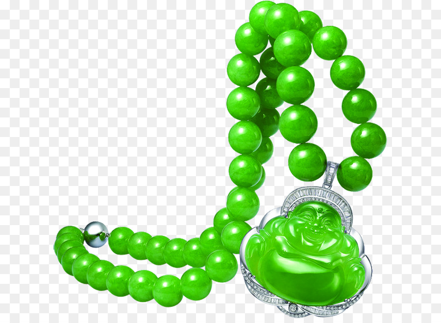 Jadeit Edelstein-Schmuck Halskette - grün Schmuck