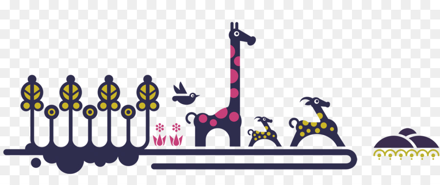 Nord-giraffe Silhouette - tierischen Silhouetten