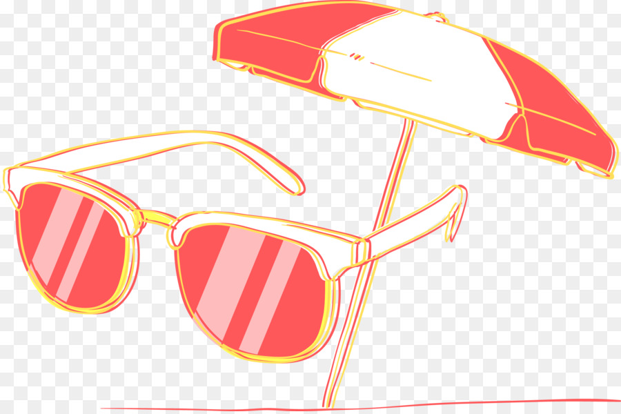 Skibrillen Sonnenbrillen - Vektor Gläser