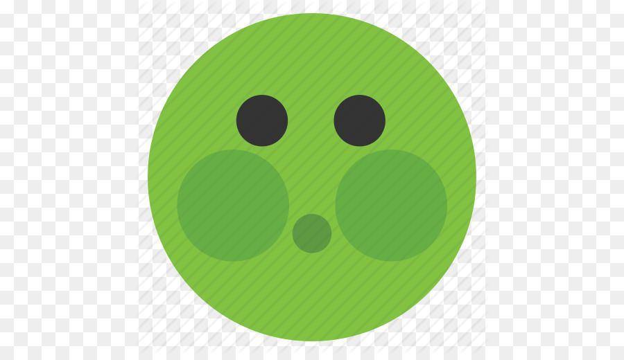 Cerchio Verde Materiale Modello - faccina di vomitare