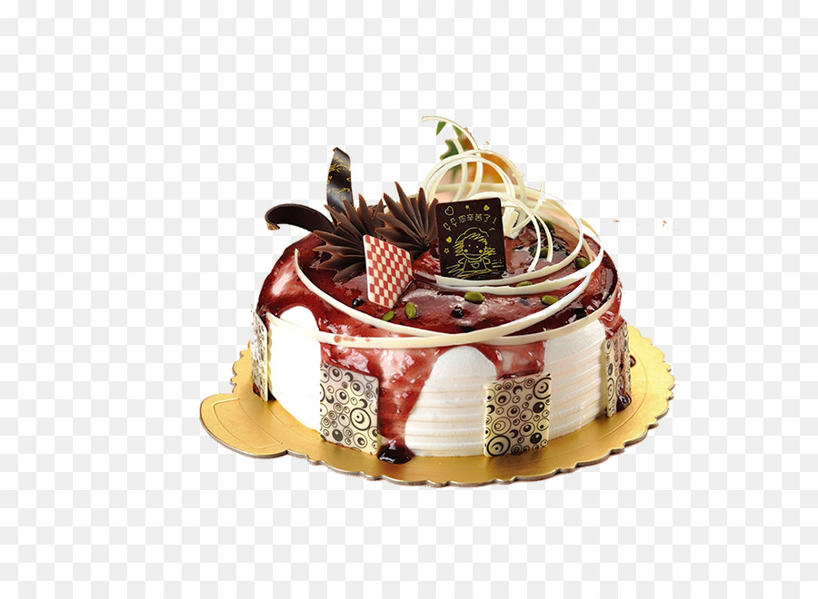 Schokoladen-Kuchen-Geburtstags-Kuchen-Weihnachten Kuchen, Shortcake - Schokolade von hand bemalt Kuchen