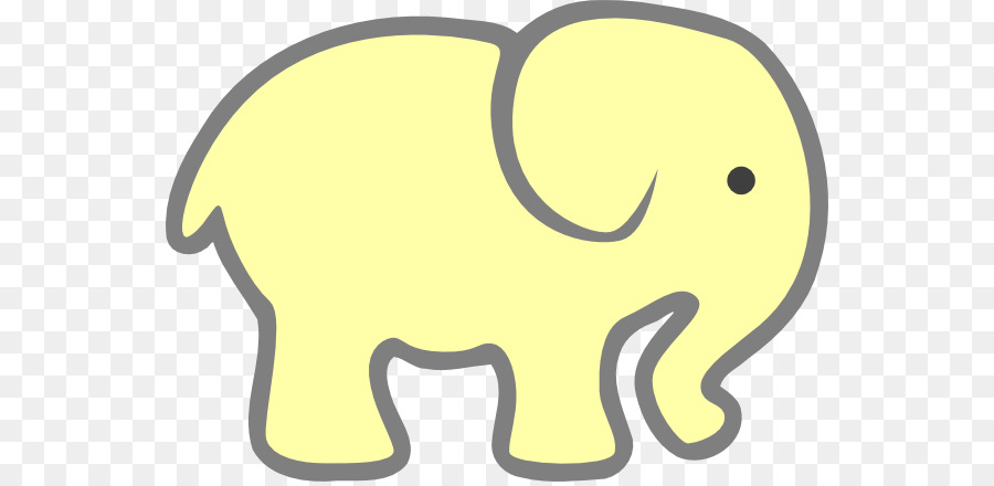 Weißer Elefant-Geschenk-Austausch-Kostenlose Inhalte-clipart - Elefanten-Schablone