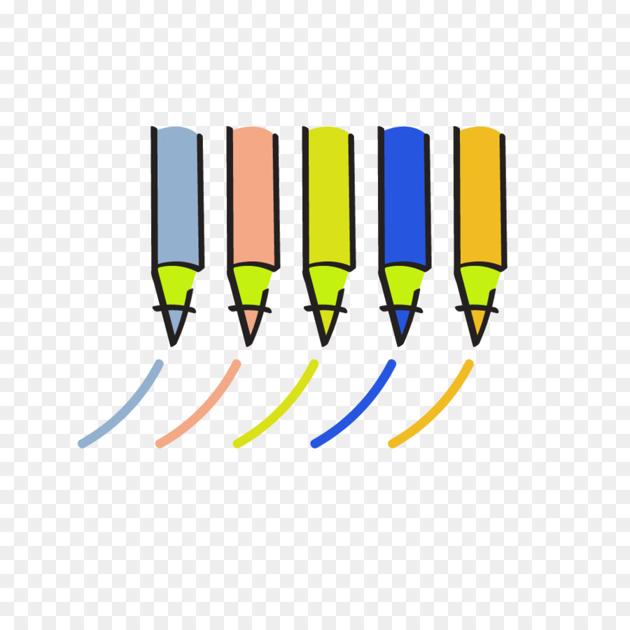 Matite colorate Disegno Cartone animato - Vector mano disegnato a matita