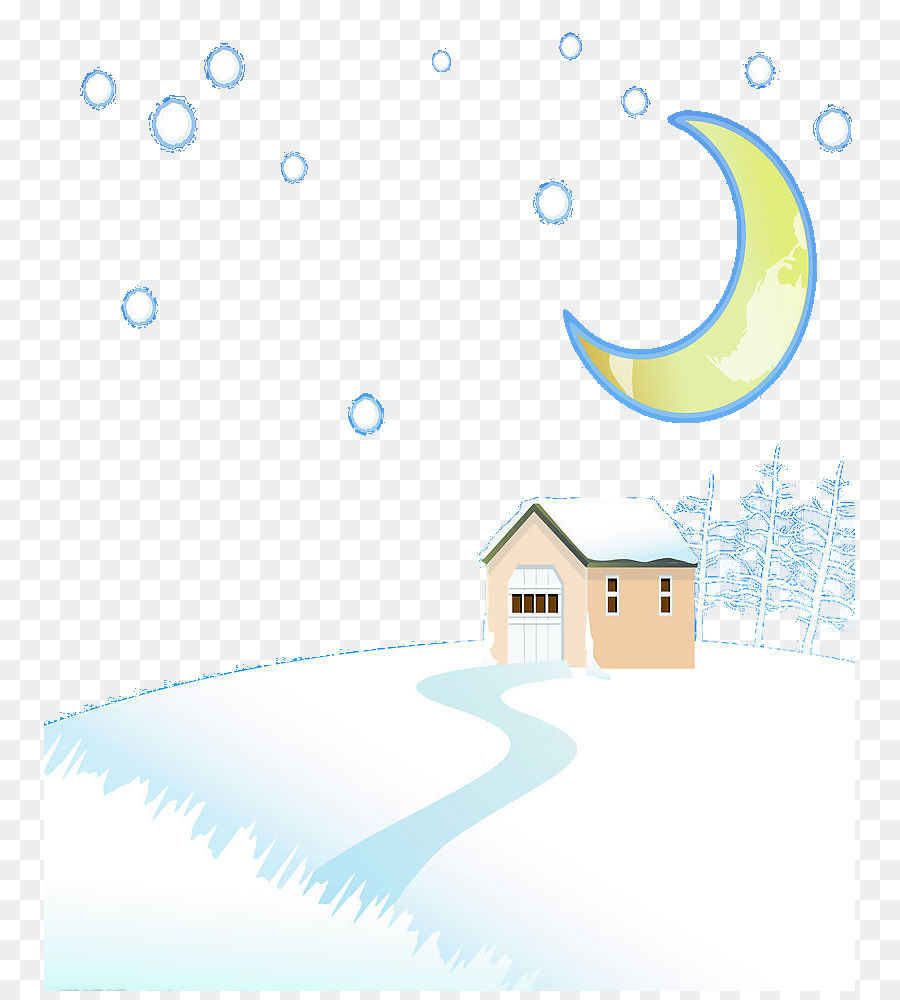 Nacht Mondlicht Winter - Nacht Moonlight
