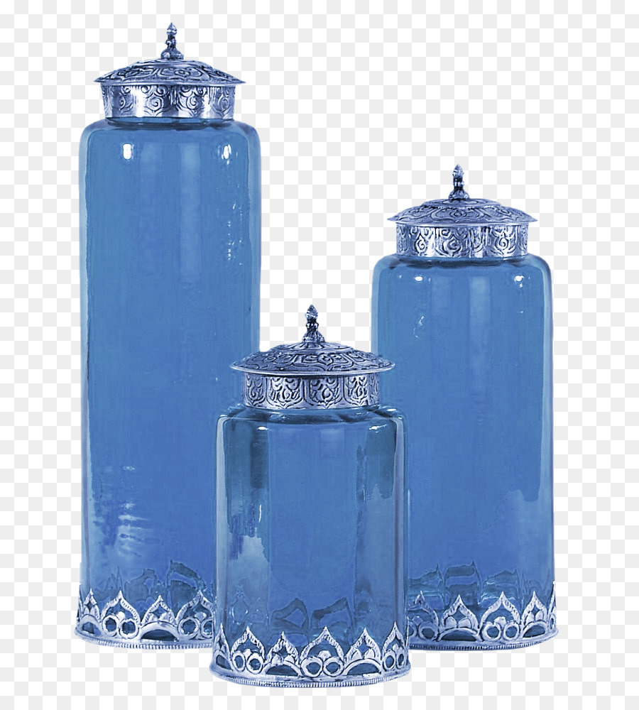Flasche Parfüm-Flakon - Schöne Blaue Flasche