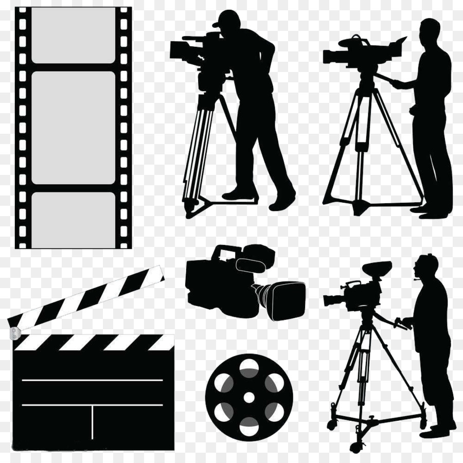 Kamera-Operator-Fotografie Clip-art - Video-equipment silhouette