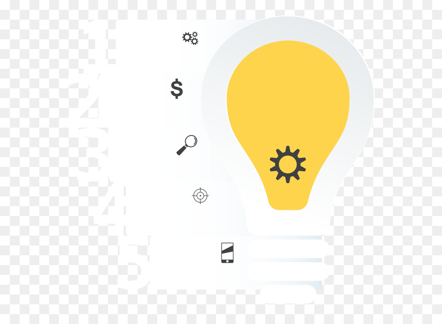 Glühlampe Glühbirne Lampe Infografik - ppt business tag