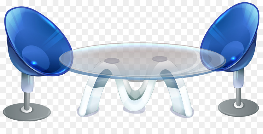 Keynote Herunterladen - Cartoon transparent blau Stuhl