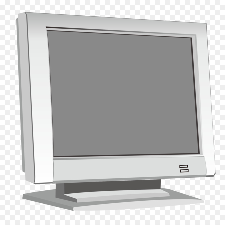 Televisore monitor del Computer il dispositivo di Output - Cartoon schermo del computer, schermo