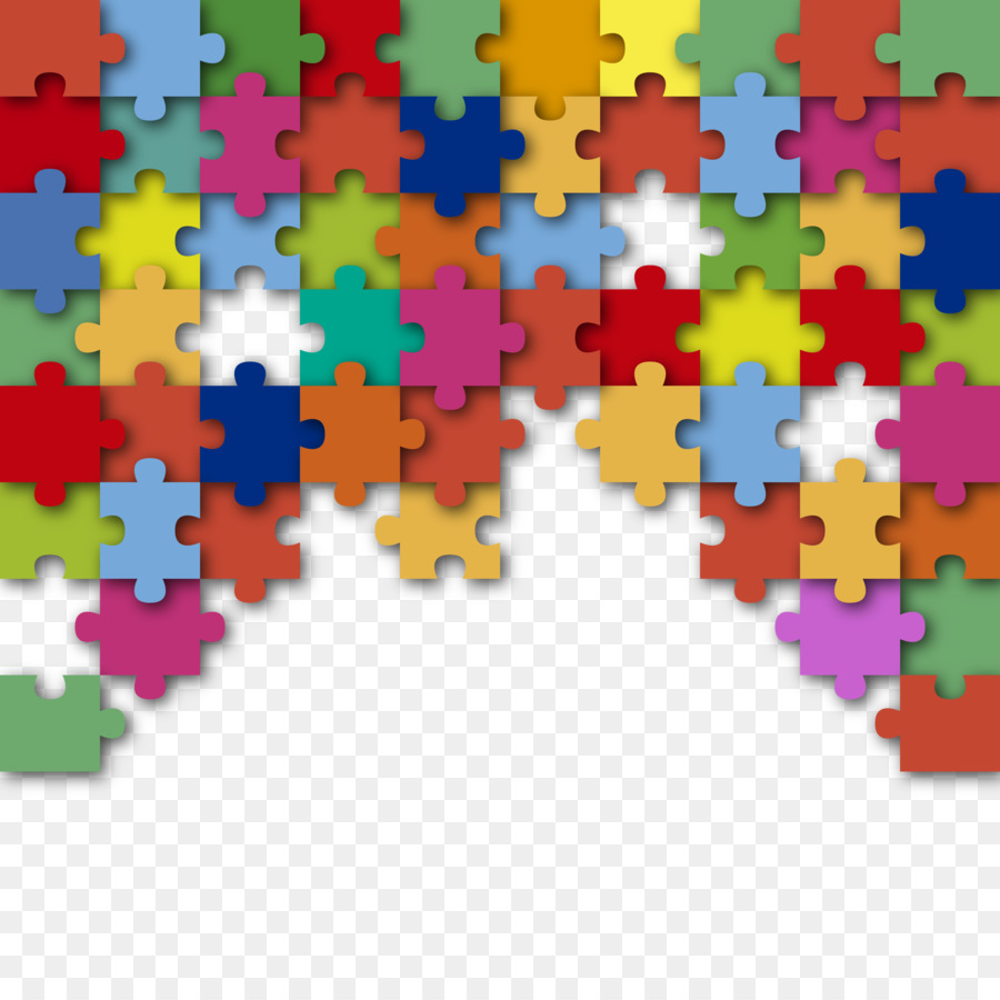 Jigsaw puzzle Farbe - puzzle Elementen