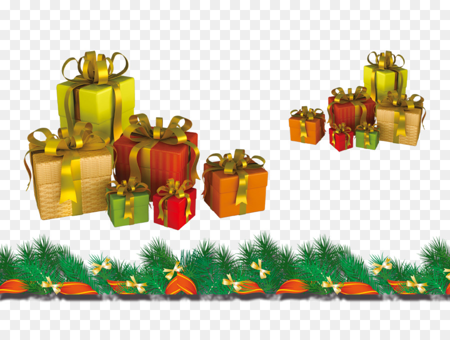 Geschenkbox - Weihnachten Elemente
